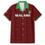 Custom Malawi Football Family Matching Off Shoulder Maxi Dress and Hawaiian Shirt Come On Flames - Red - Wonder Print Shop