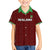 Custom Malawi Football Family Matching Off Shoulder Maxi Dress and Hawaiian Shirt Come On Flames - Red - Wonder Print Shop