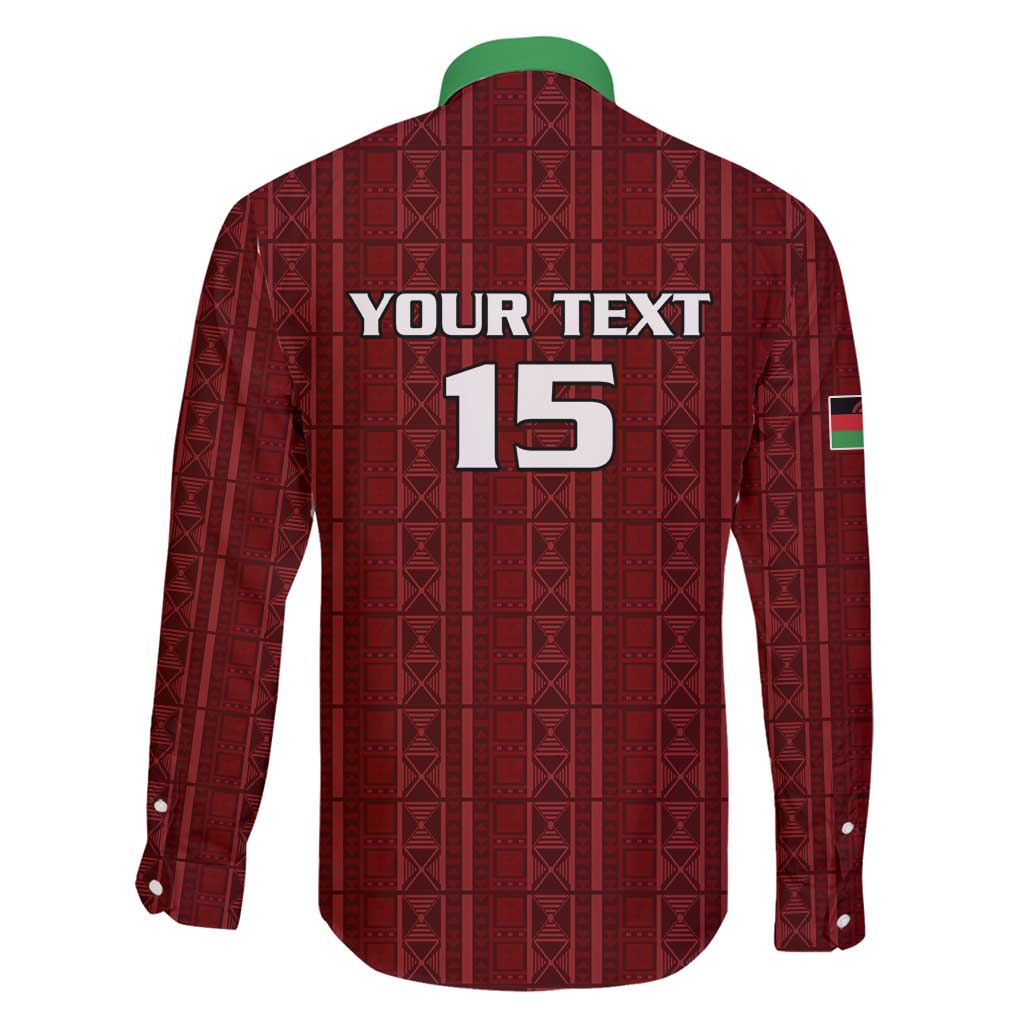 Custom Malawi Football Family Matching Puletasi and Hawaiian Shirt Come On Flames - Red - Wonder Print Shop