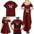 Custom Malawi Football Family Matching Summer Maxi Dress and Hawaiian Shirt Come On Flames - Red - Wonder Print Shop