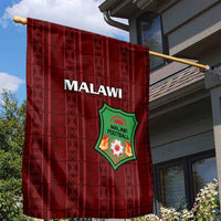 Malawi Football Garden Flag Come On Flames - Red - Wonder Print Shop
