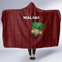 Malawi Football Hooded Blanket Come On Flames - Red - Wonder Print Shop