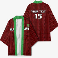 Custom Malawi Football Kimono Come On Flames - Red - Wonder Print Shop
