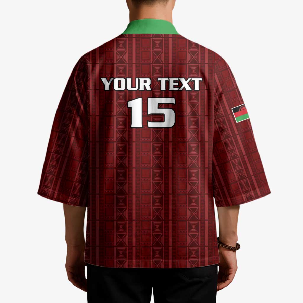 Custom Malawi Football Kimono Come On Flames - Red - Wonder Print Shop