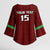 Custom Malawi Football Kimono Sleeve Blouse Come On Flames - Red - Wonder Print Shop