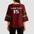 Custom Malawi Football Kimono Sleeve Blouse Come On Flames - Red - Wonder Print Shop