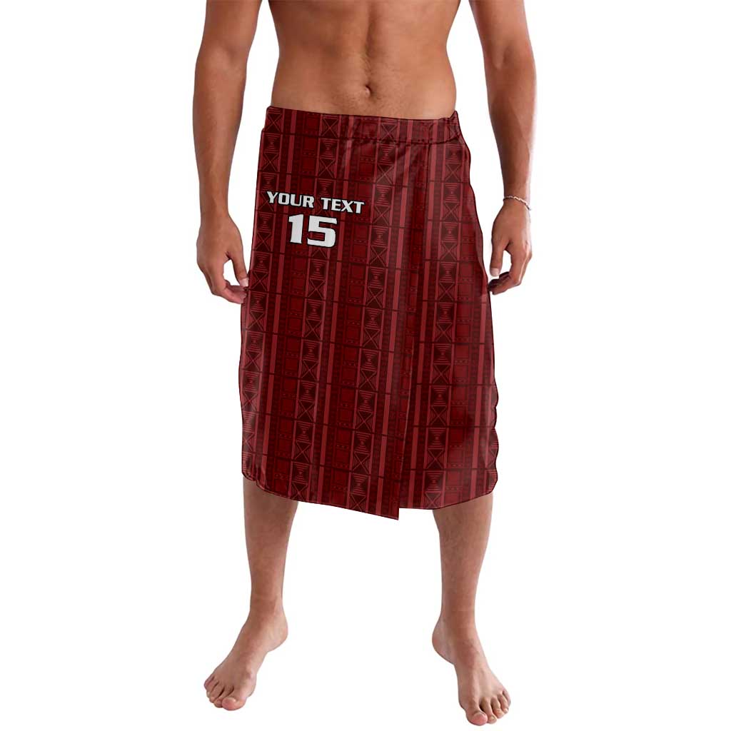 Custom Malawi Football Lavalava Come On Flames - Red - Wonder Print Shop