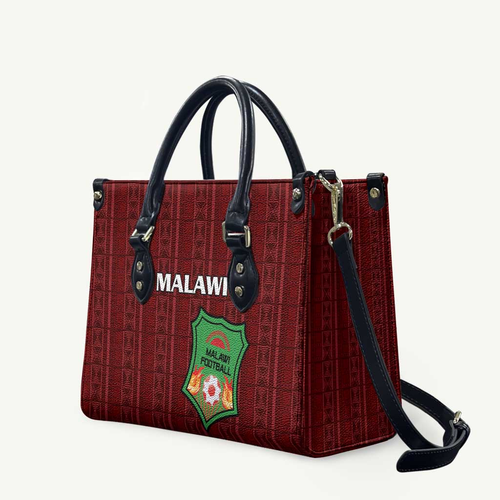 Malawi Football Leather Bag Come On Flames - Red - Wonder Print Shop