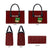 Malawi Football Leather Bag Come On Flames - Red - Wonder Print Shop