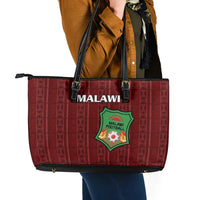 Malawi Football Leather Tote Bag Come On Flames - Red - Wonder Print Shop