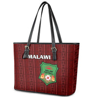 Malawi Football Leather Tote Bag Come On Flames - Red - Wonder Print Shop