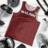 Custom Malawi Football Men Tank Top Come On Flames - Red - Wonder Print Shop