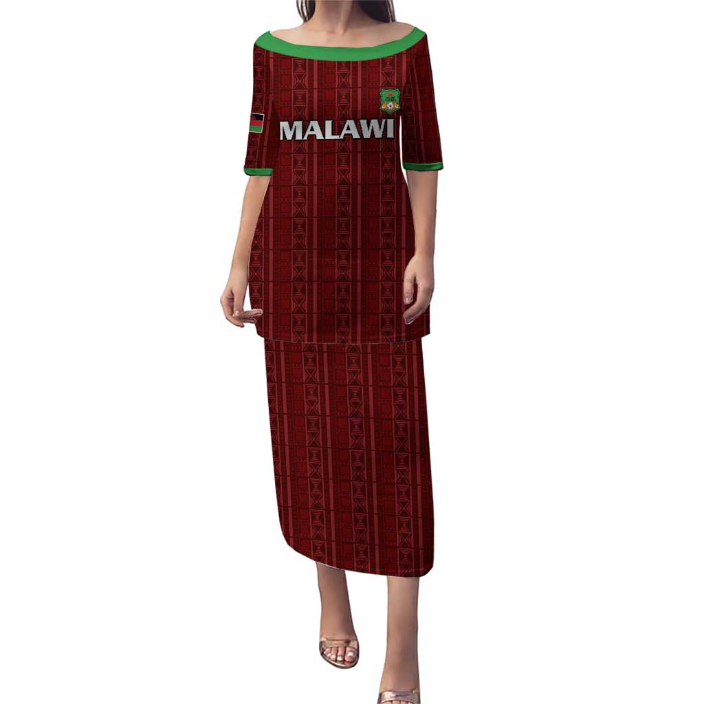 Custom Malawi Football Puletasi Come On Flames - Red - Wonder Print Shop