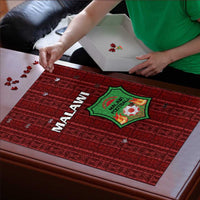 Malawi Football Puzzle Come On Flames - Red - Wonder Print Shop