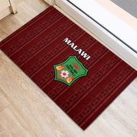 Malawi Football Rubber Doormat Come On Flames - Red - Wonder Print Shop