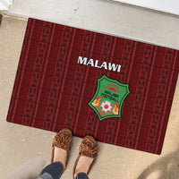 Malawi Football Rubber Doormat Come On Flames - Red - Wonder Print Shop