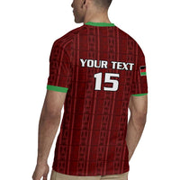 Custom Malawi Football Rugby Jersey Come On Flames - Red - Wonder Print Shop