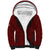 Custom Malawi Football Sherpa Hoodie Come On Flames - Red - Wonder Print Shop