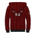 Custom Malawi Football Sherpa Hoodie Come On Flames - Red - Wonder Print Shop