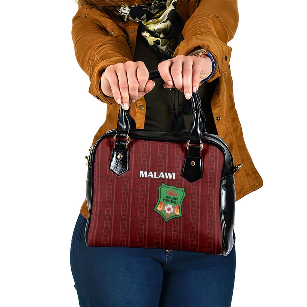 Malawi Football Shoulder Handbag Come On Flames - Red - Wonder Print Shop