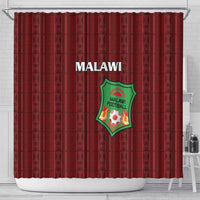 Malawi Football Shower Curtain Come On Flames - Red - Wonder Print Shop