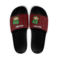 Malawi Football Slide Sandals Come On Flames - Red - Wonder Print Shop