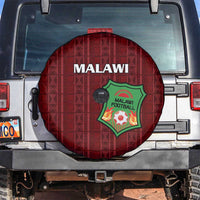 Malawi Football Spare Tire Cover Come On Flames - Red - Wonder Print Shop