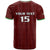 Custom Malawi Football T Shirt Come On Flames - Red - Wonder Print Shop