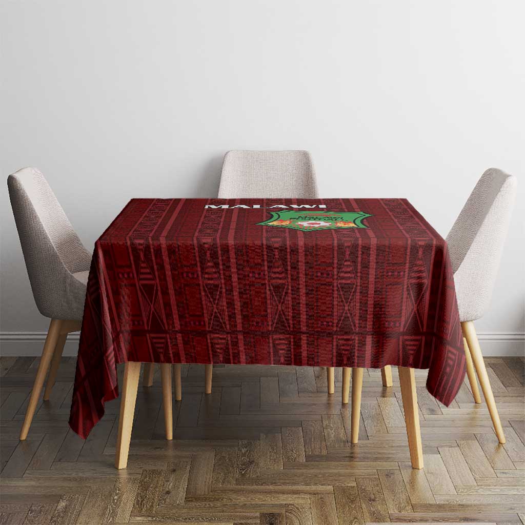 Malawi Football Tablecloth Come On Flames - Red - Wonder Print Shop
