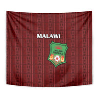 Malawi Football Tapestry Come On Flames - Red - Wonder Print Shop