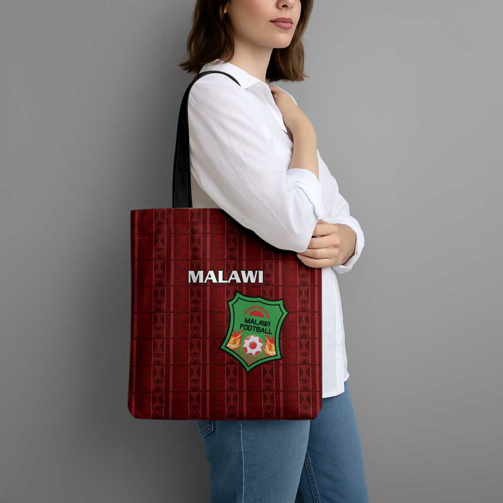 Malawi Football Tote Bag Come On Flames - Red - Wonder Print Shop