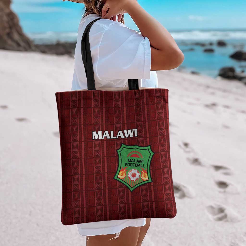 Malawi Football Tote Bag Come On Flames - Red - Wonder Print Shop