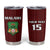 Custom Malawi Football Tumbler Cup Come On Flames - Red - Wonder Print Shop