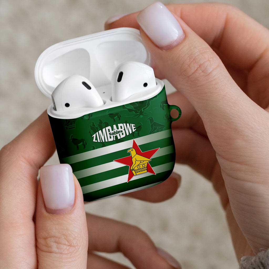 Rugby Zimbabwe Custom AirPods Case Go Champions Sables - Wonder Print Shop