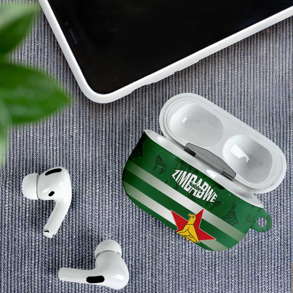 Rugby Zimbabwe Custom AirPods Case Go Champions Sables - Wonder Print Shop