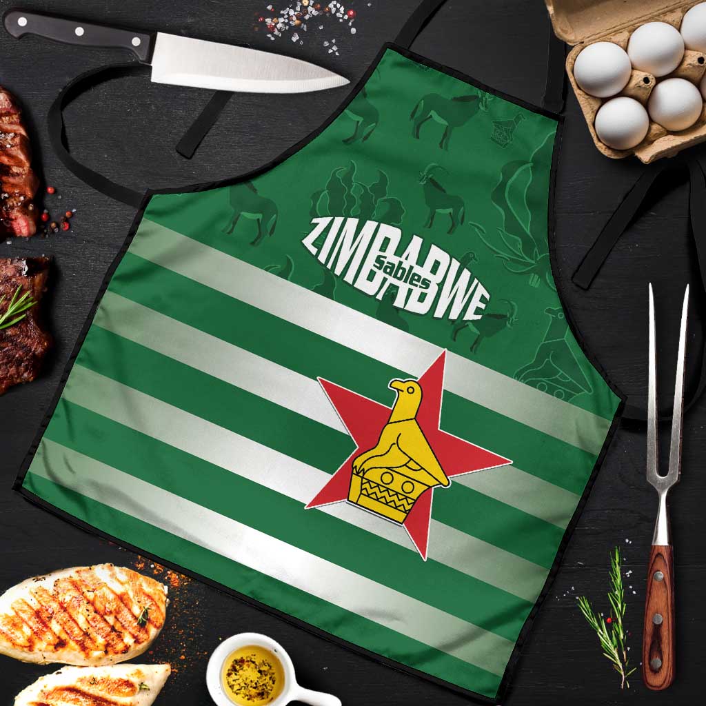 Rugby Zimbabwe Custom Apron Go Champions Sables - Wonder Print Shop