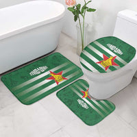 Rugby Zimbabwe Custom Bathroom Set Go Champions Sables - Wonder Print Shop