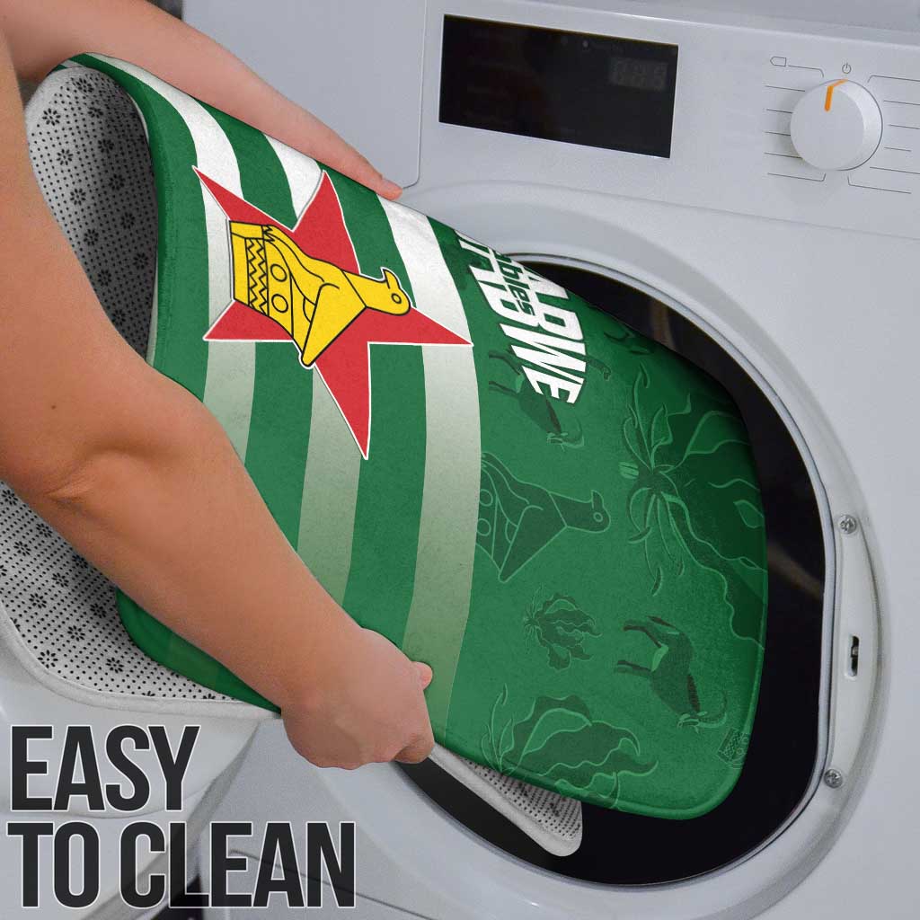 Rugby Zimbabwe Custom Bathroom Set Go Champions Sables - Wonder Print Shop