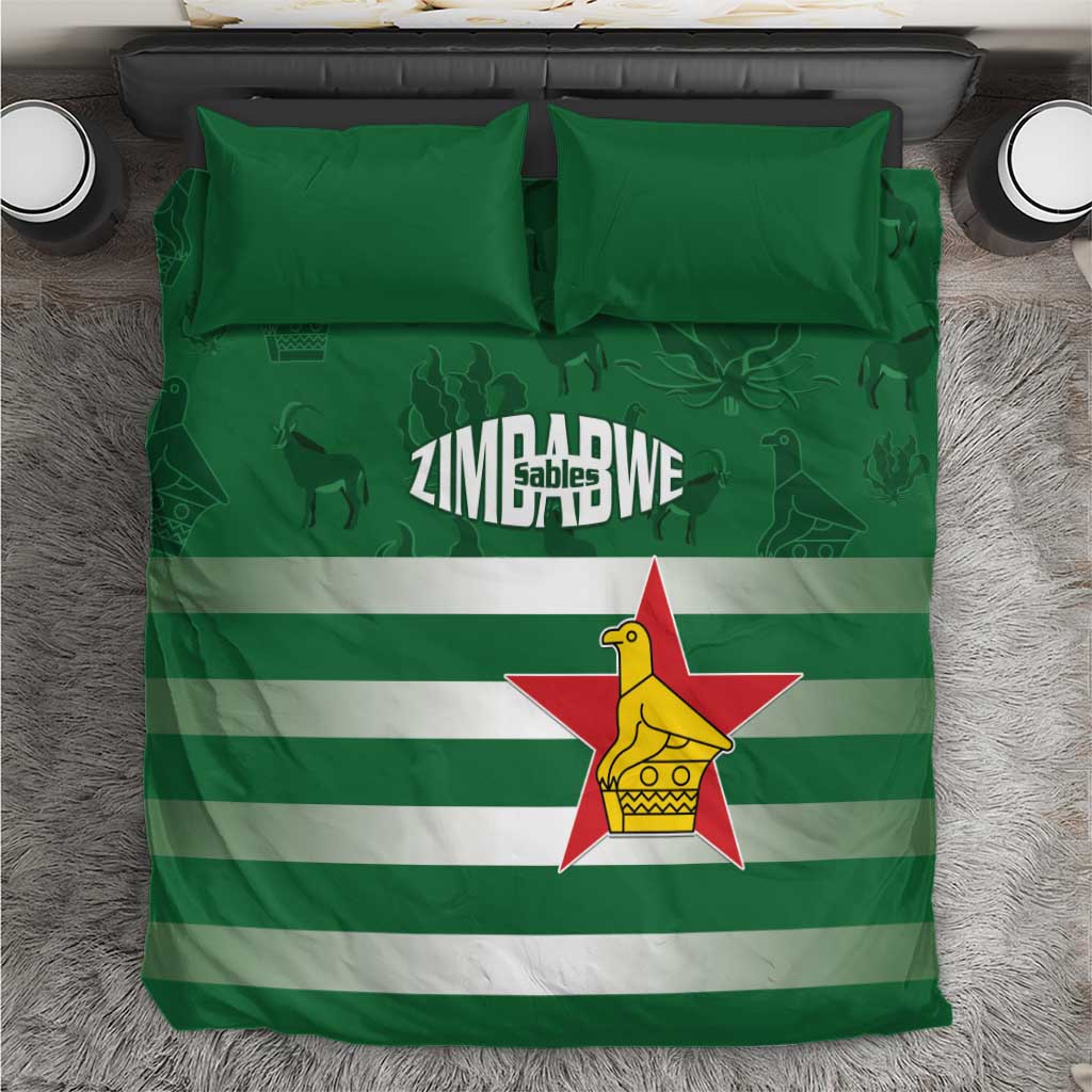 Rugby Zimbabwe Bedding Set Go Champions Sables - Wonder Print Shop