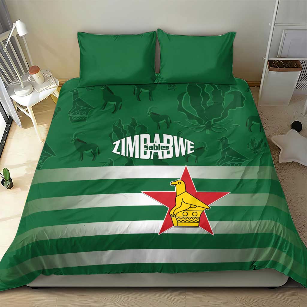Rugby Zimbabwe Bedding Set Go Champions Sables - Wonder Print Shop