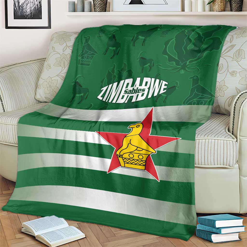Rugby Zimbabwe Blanket Go Champions Sables - Wonder Print Shop
