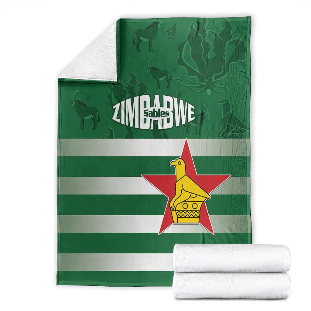 Rugby Zimbabwe Blanket Go Champions Sables - Wonder Print Shop