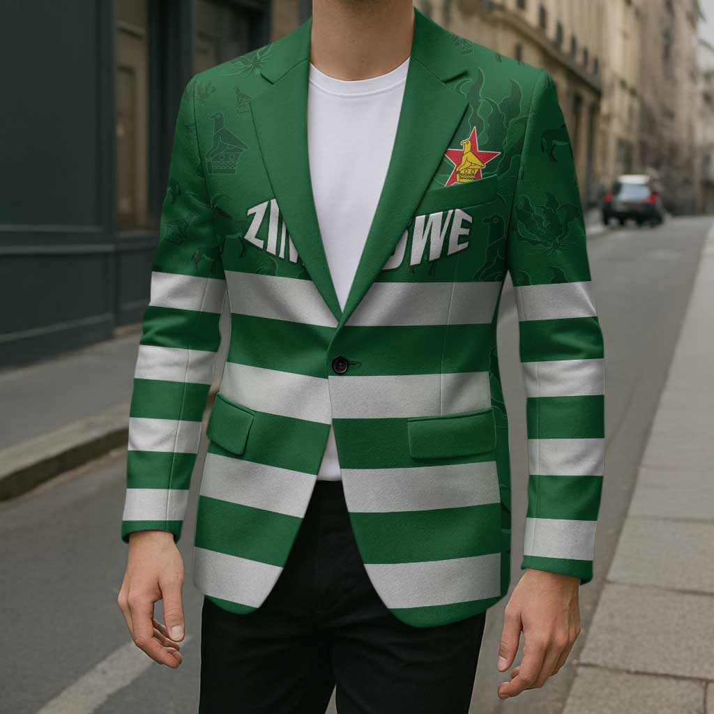 Rugby Zimbabwe Custom Blazer Go Champions Sables - Wonder Print Shop