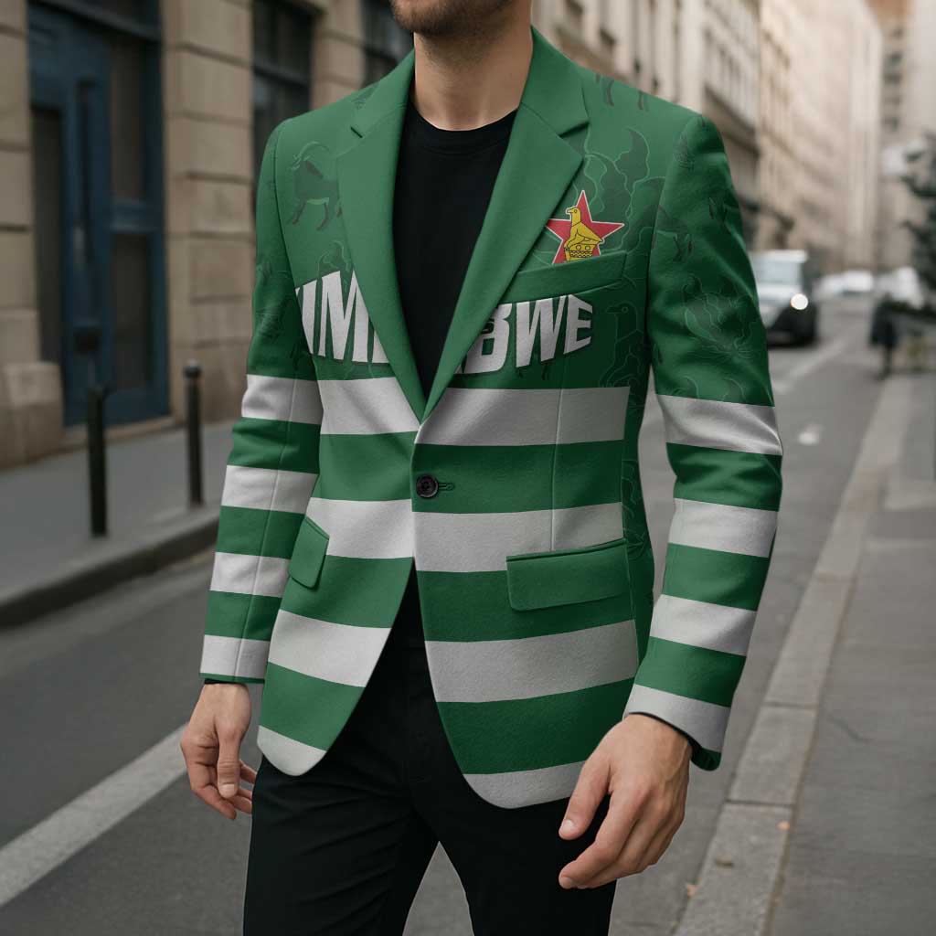Rugby Zimbabwe Custom Blazer Go Champions Sables - Wonder Print Shop