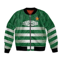 Rugby Zimbabwe Custom Bomber Jacket Go Champions Sables - Wonder Print Shop
