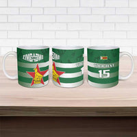 Rugby Zimbabwe Custom Ceramic Mug Go Champions Sables - Wonder Print Shop