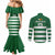 Rugby Zimbabwe Custom Couples Matching Mermaid Dress and Long Sleeve Button Shirt Go Champions Sables - Wonder Print Shop