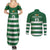 Rugby Zimbabwe Custom Couples Matching Summer Maxi Dress and Long Sleeve Button Shirt Go Champions Sables - Wonder Print Shop