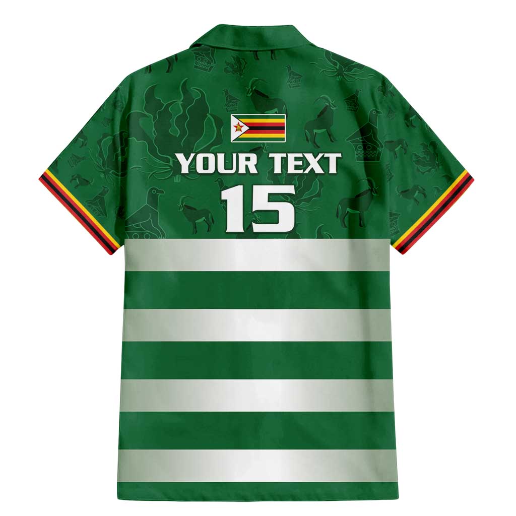 Rugby Zimbabwe Custom Family Matching Mermaid Dress and Hawaiian Shirt Go Champions Sables - Wonder Print Shop