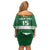 Rugby Zimbabwe Custom Family Matching Off Shoulder Short Dress and Hawaiian Shirt Go Champions Sables - Wonder Print Shop
